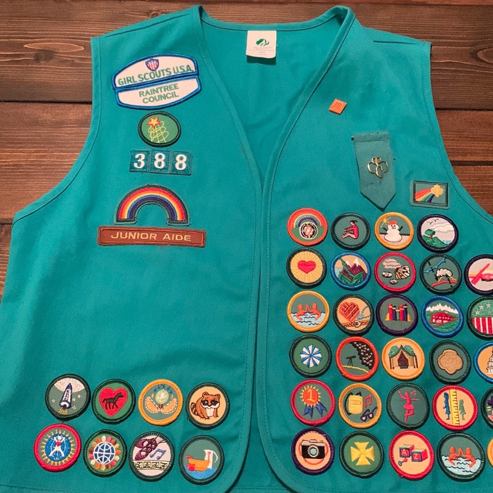 Vintage Girl Scout vest